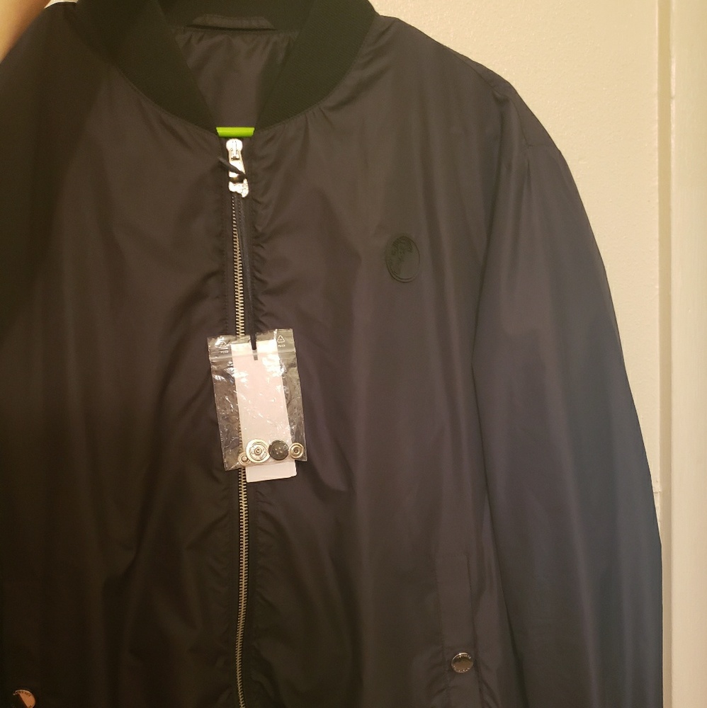 Versace Black Bomber Jacket